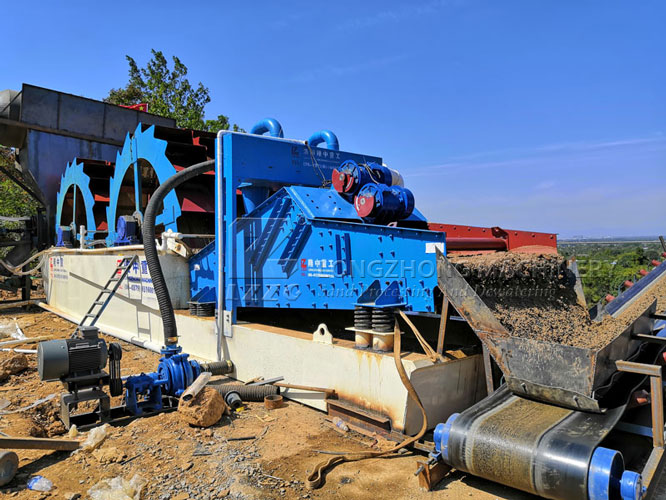 granite sand washing plant