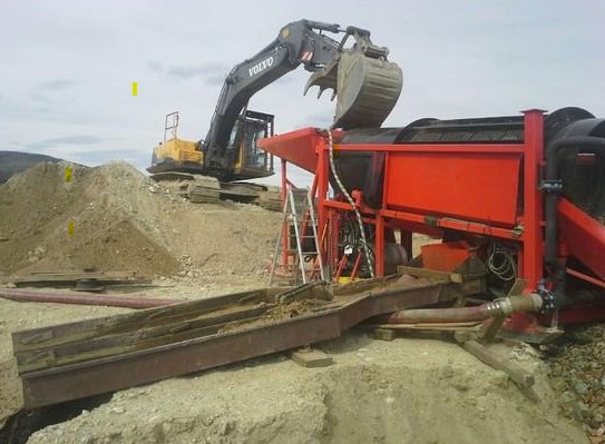 placer gold mining machine