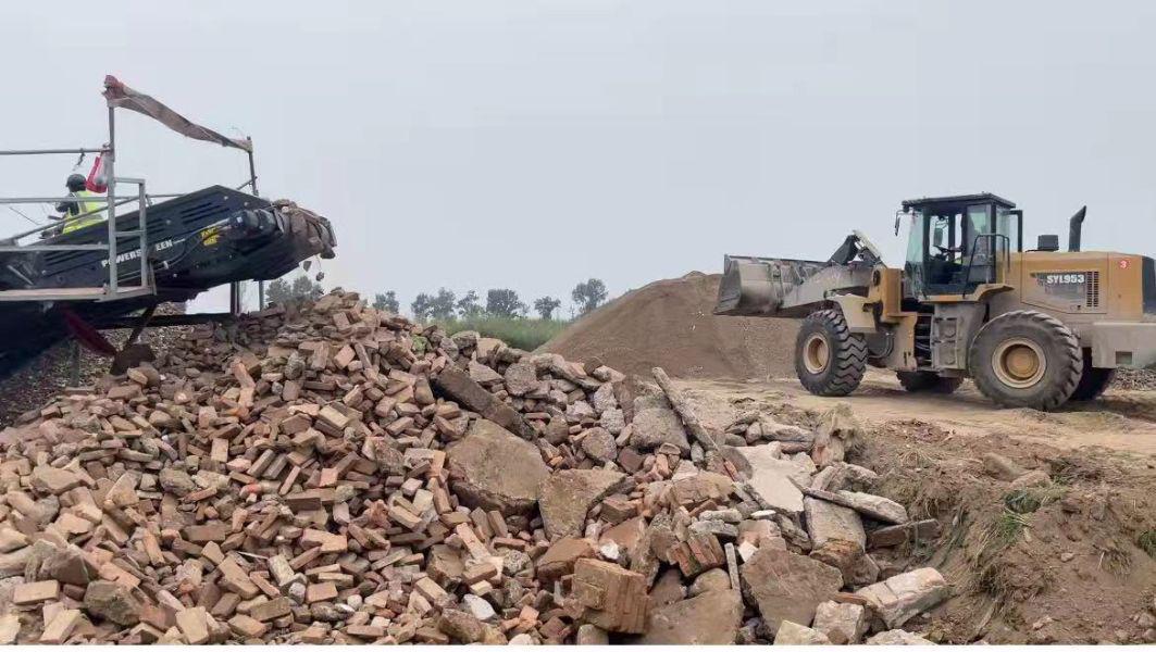 Construction waste sand production line