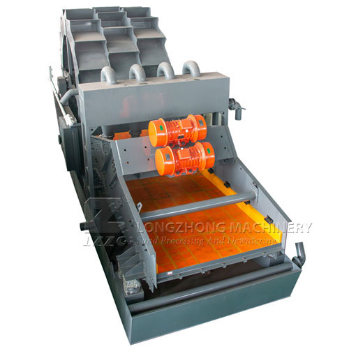 artificial sand washing and dewatering screening machine